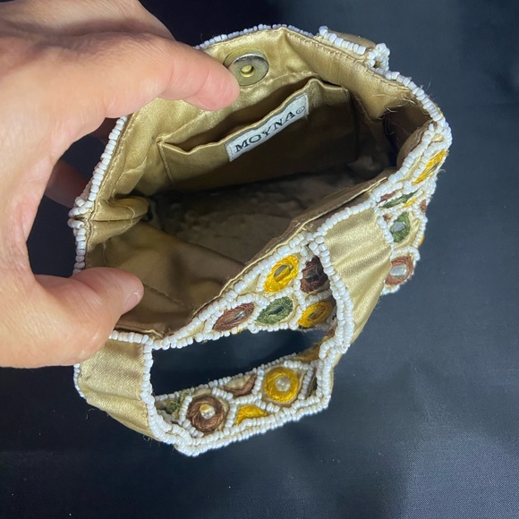 Moyna beaded microbag with mirror mosaic design - Picture 6 of 7